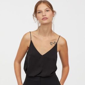 H&M Black Camisole Tank Top
